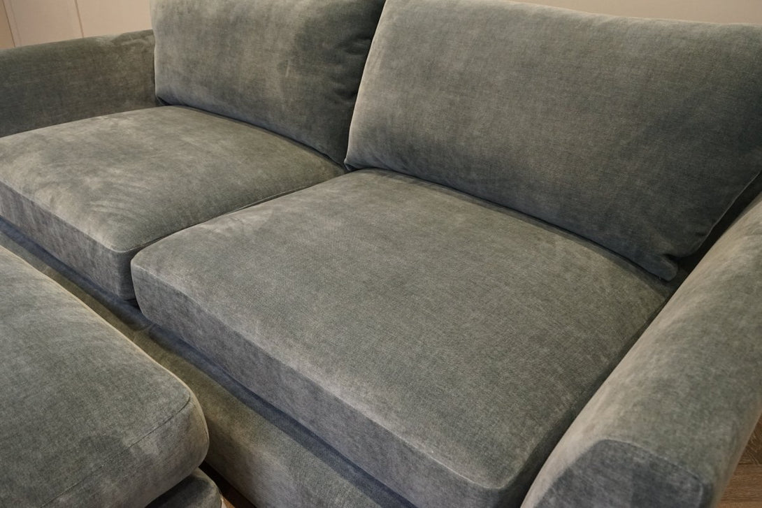Metro Large 3 Seater Sofa & FREE Footstool, Dusk Atlantic