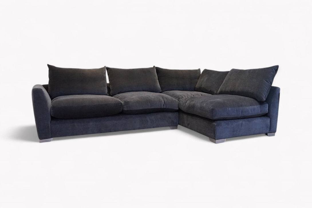 Metro Open Ended RHF Corner Sofa, Dusk Slate