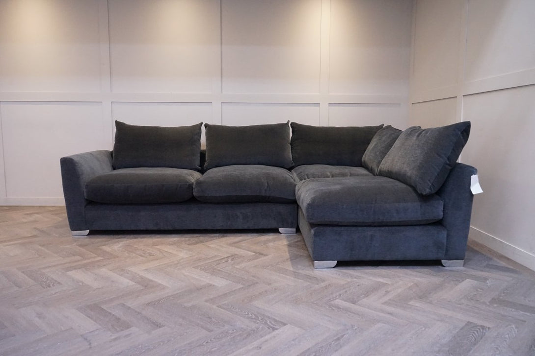 Metro Open Ended RHF Corner Sofa, Dusk Slate