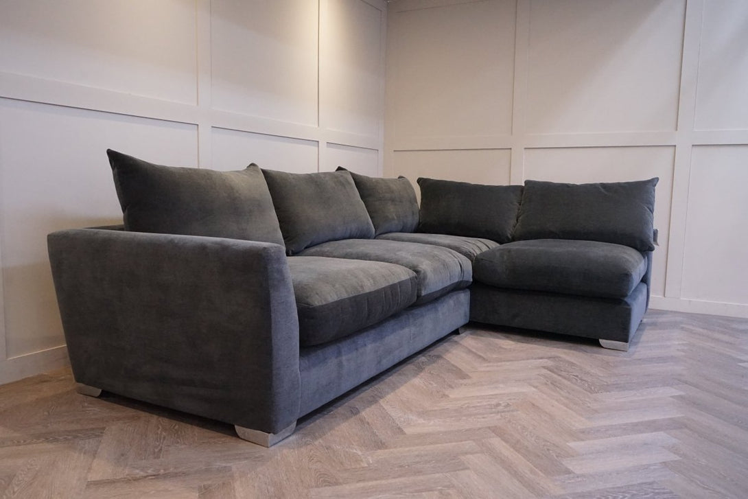Metro Open Ended RHF Corner Sofa, Dusk Slate