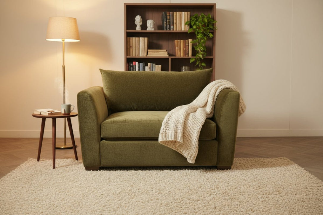 Metro Snuggler Chair, Dusky Spruce