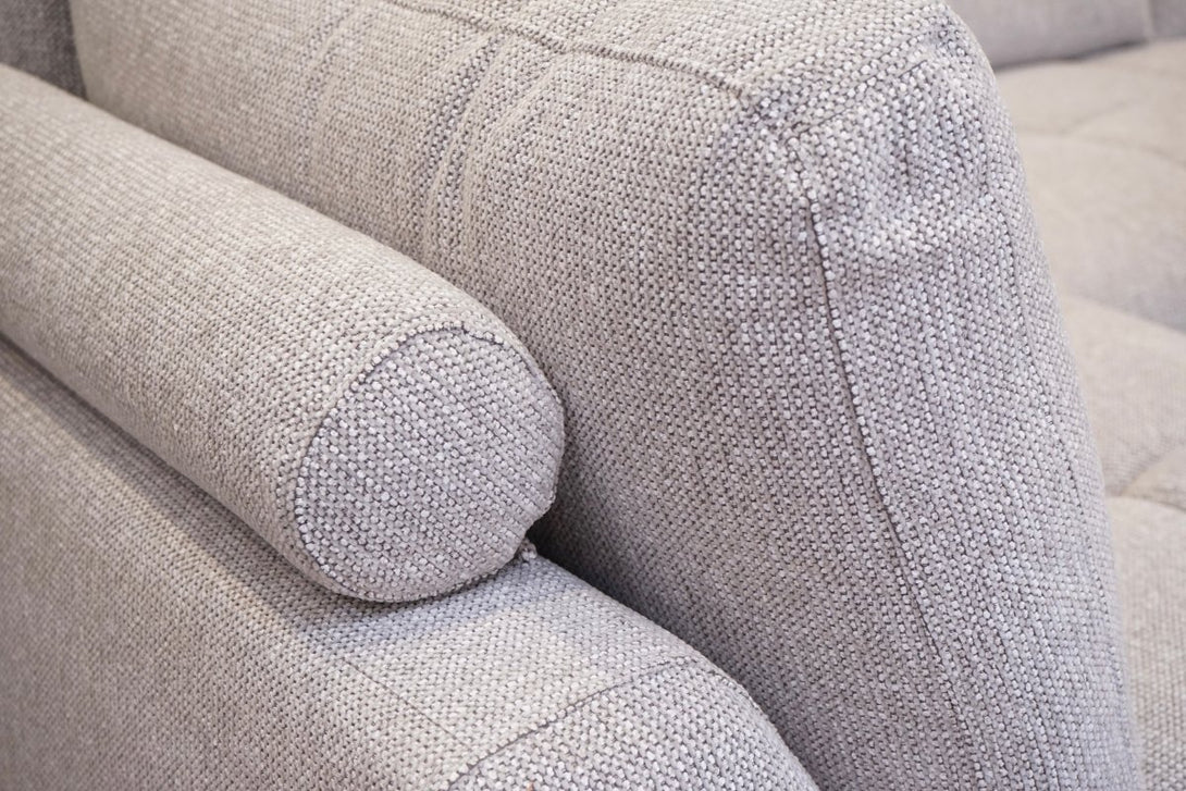 Milan Left Corner Sofa, Greystone Luxe