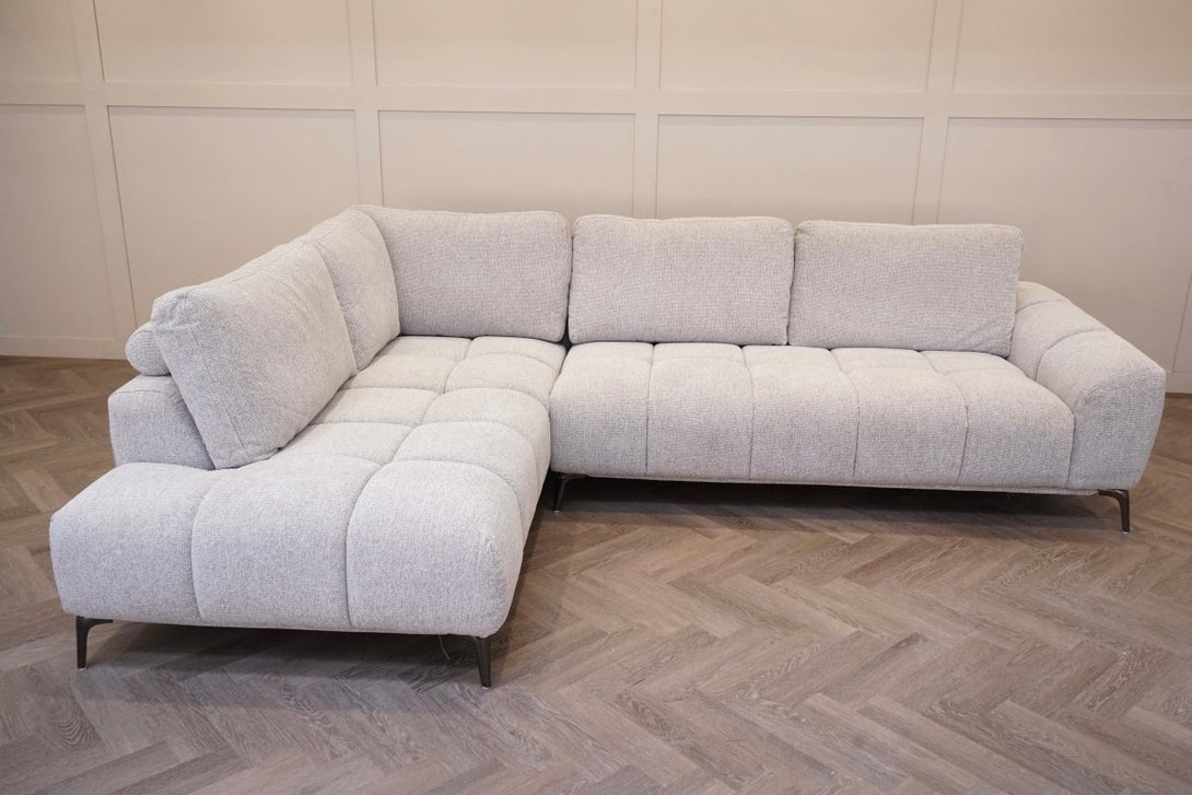Milan Left Corner Sofa, Greystone Luxe