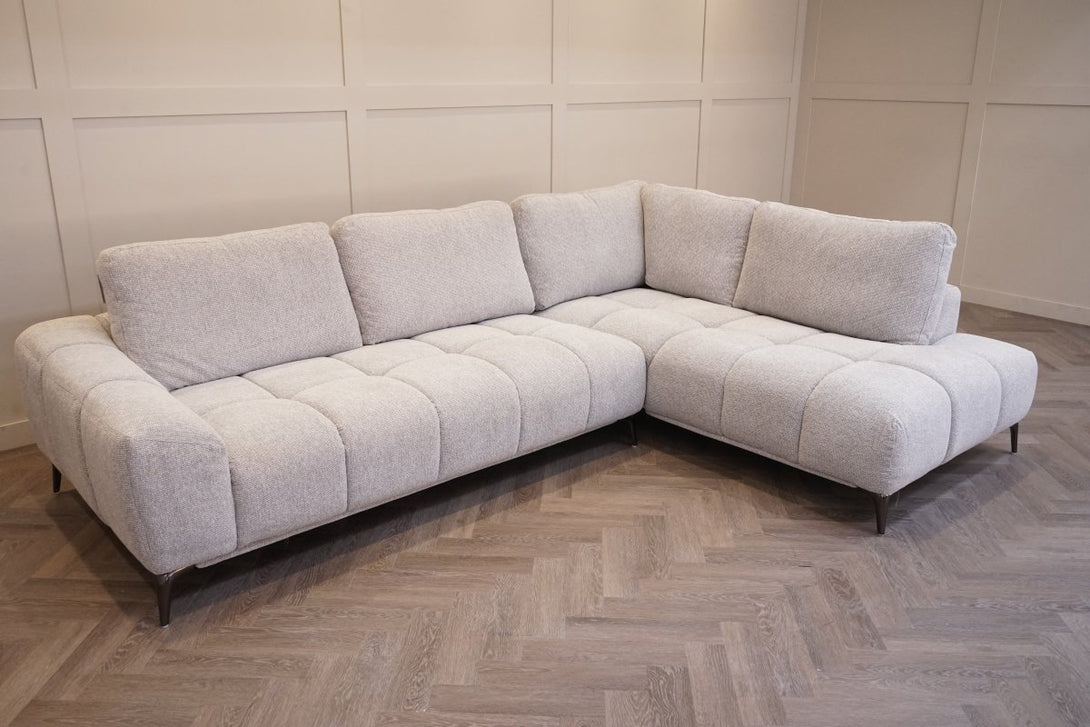 Milan Right Corner Sofa, Greystone Luxe