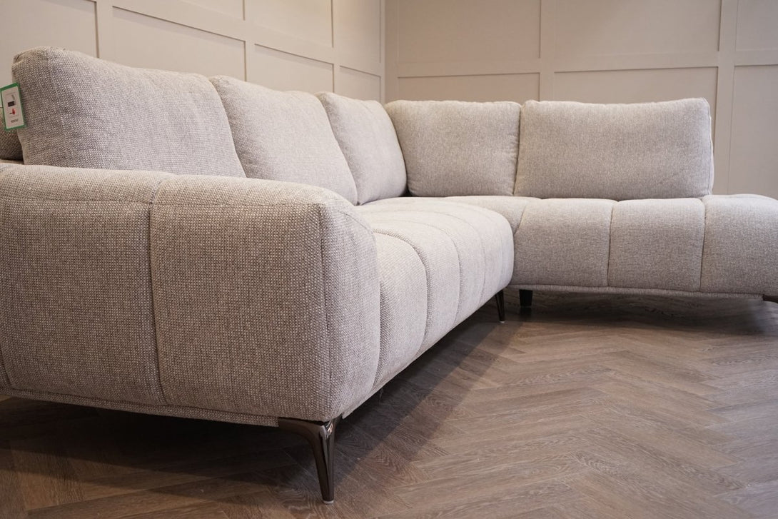 Milan Right Corner Sofa, Greystone Luxe