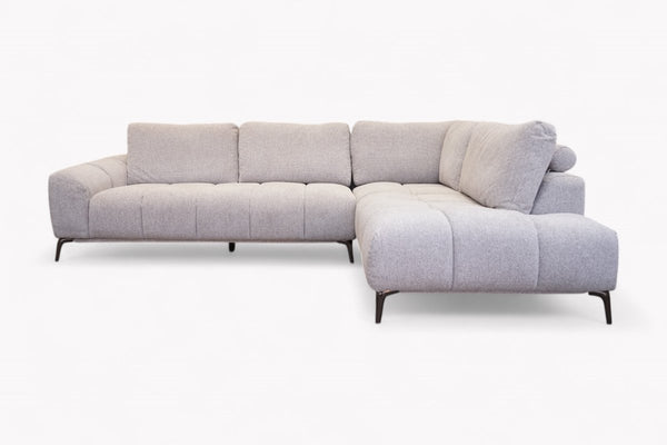 Milan Right Corner Sofa, Greystone Luxe