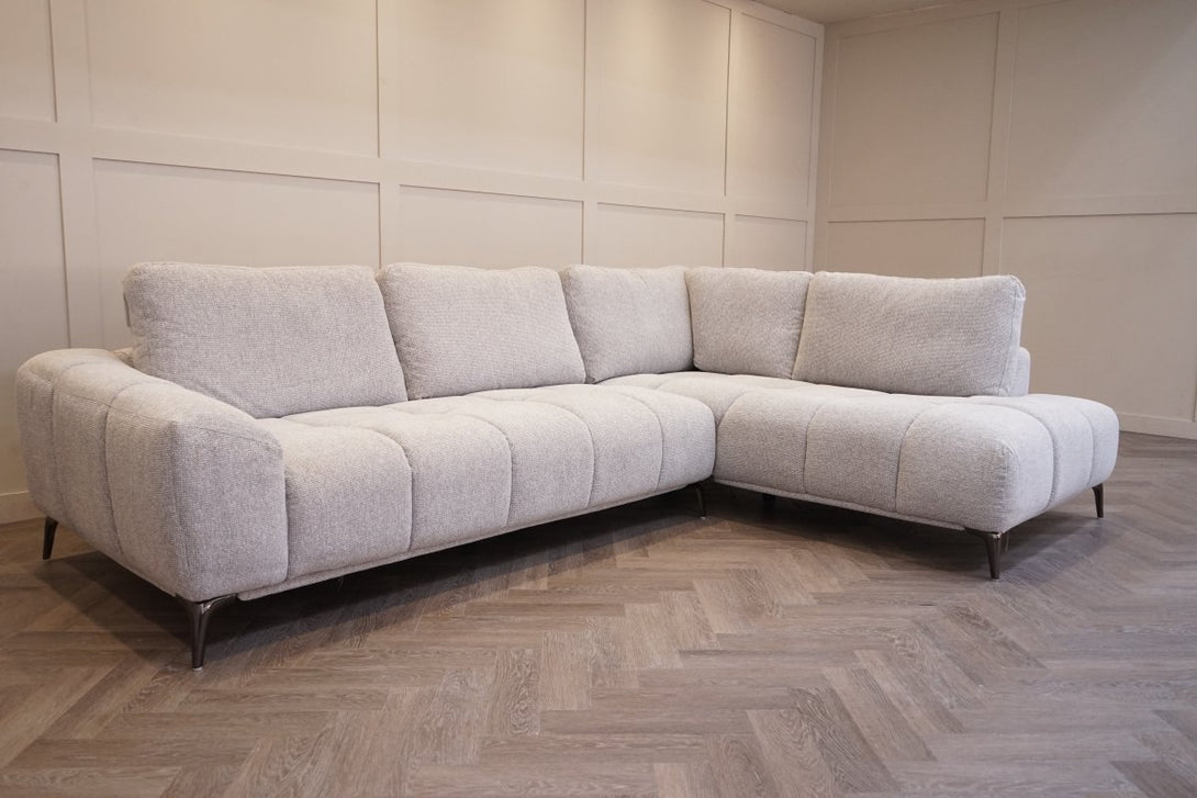 Milan Right Corner Sofa, Greystone Luxe