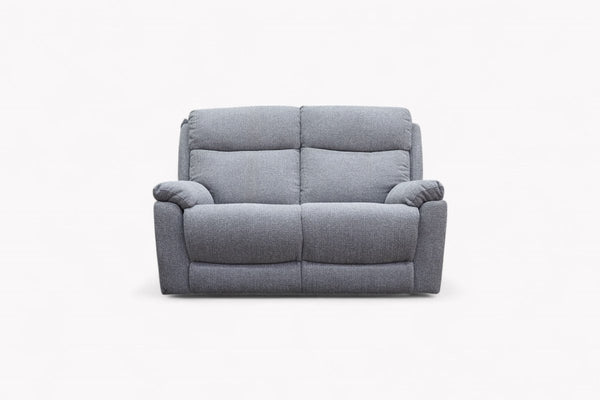 Milano 2 Seater Power Reclining Sofa, Basketweave Pewter