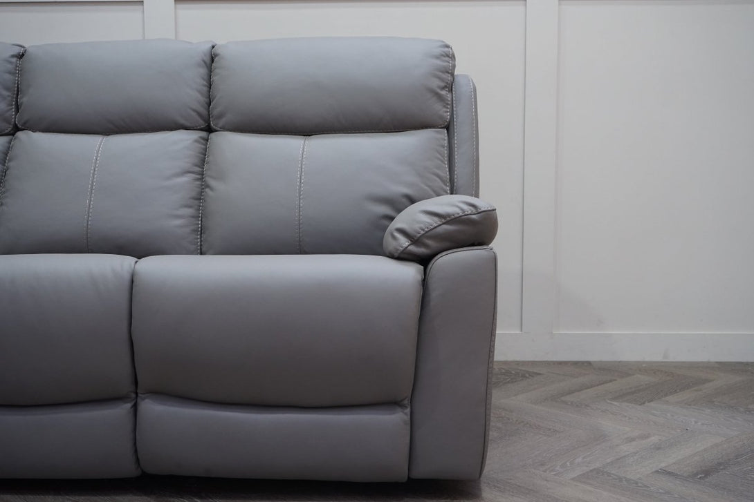 Milano 3 Seater Sofa & Armchair, Power Reclining, Elephant Grey