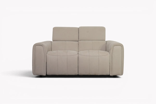 Mirella Power Recliner 2 Seater Sofa, Nubuck Bone