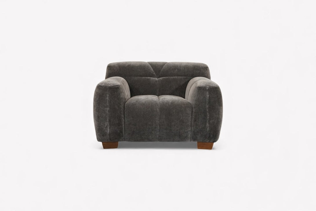 Monroe Fabric Armchair, Mocha