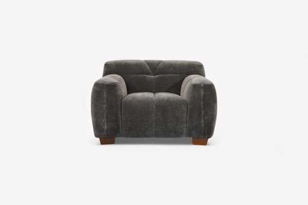 Monroe Fabric Armchair, Mocha
