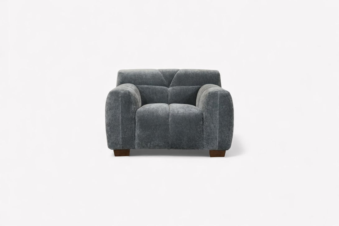 Monroe Fabric Armchair, Shadow Grey