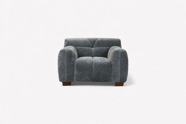 Monroe Fabric Armchair, Shadow Grey