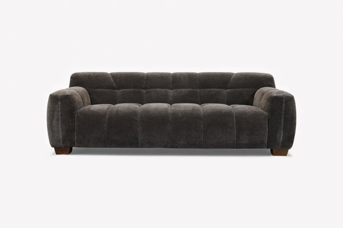 Monroe Large 3 Seater Fabric Sofa, Mocha