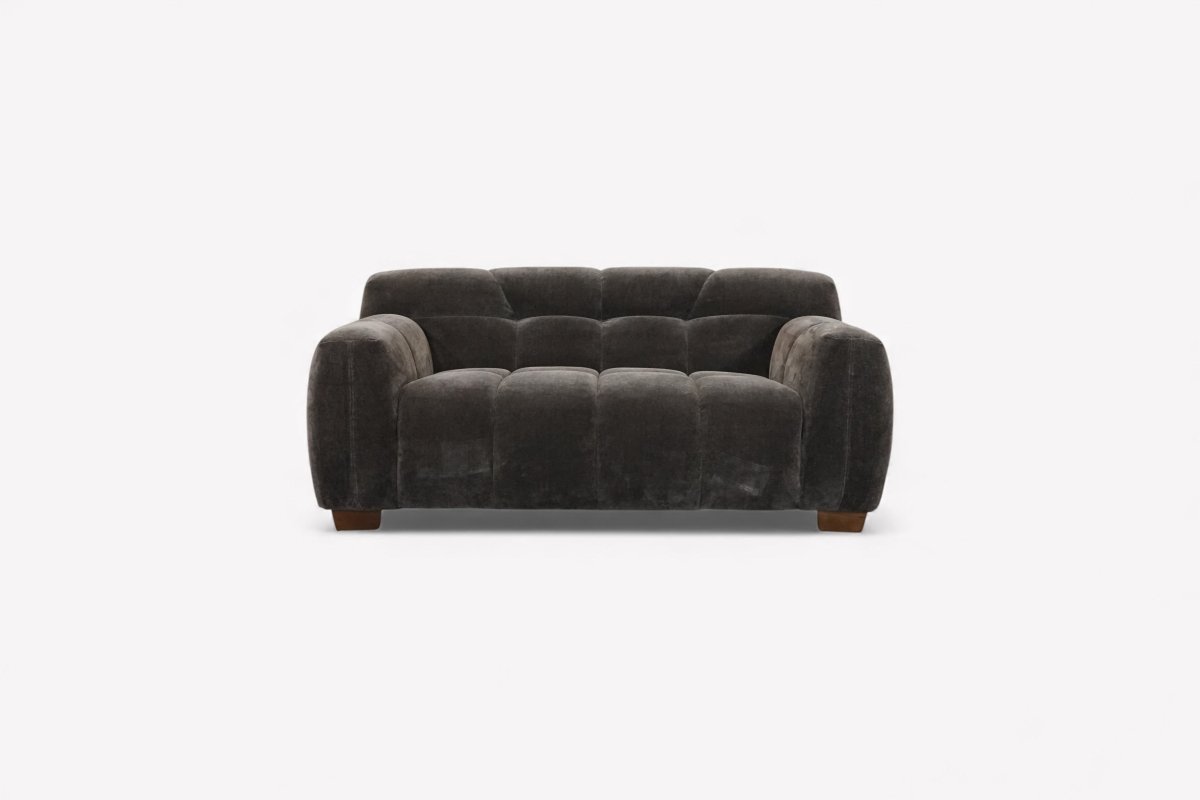 Monroe Small 2 Seater Fabric Sofa, Mocha