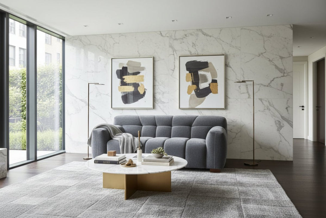 Monroe Small 2 Seater Fabric Sofa, Shadow Grey