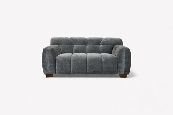 Monroe Small 2 Seater Fabric Sofa, Shadow Grey