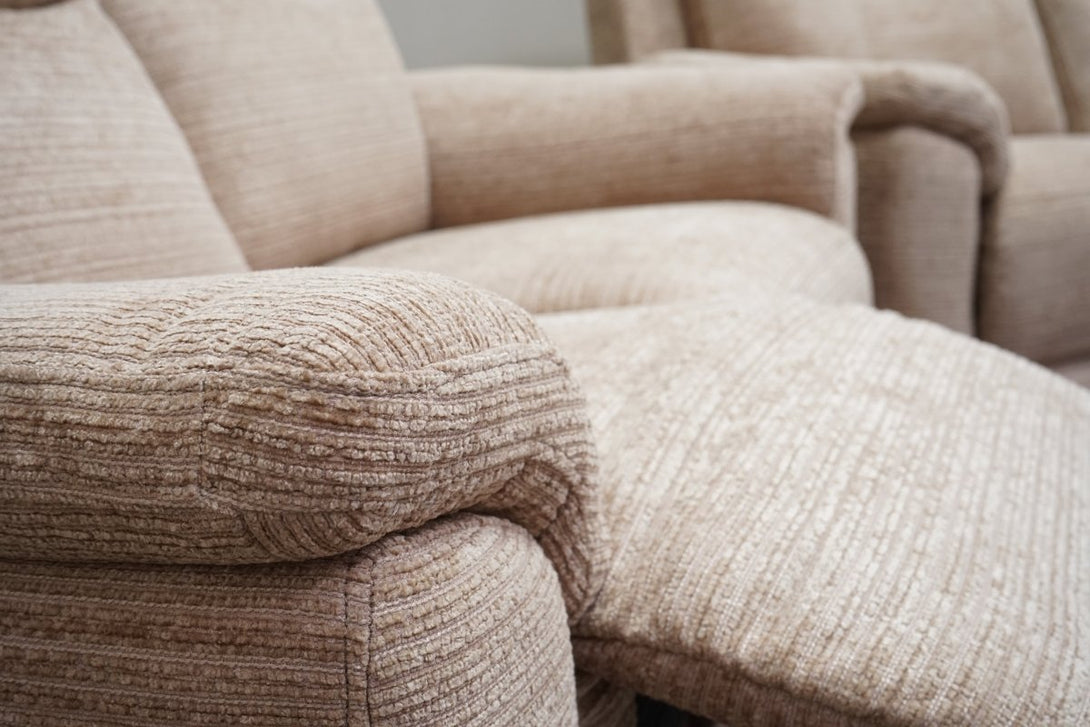 Navona 3+2 Seater Power Recliner Sofas, Chenille Mink