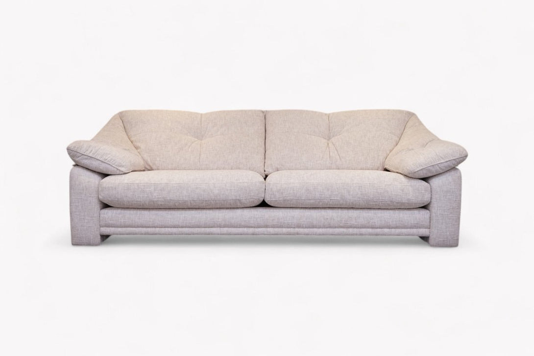 Nest Large 4 Seater Fabric Sofa, Explorer Sandstone