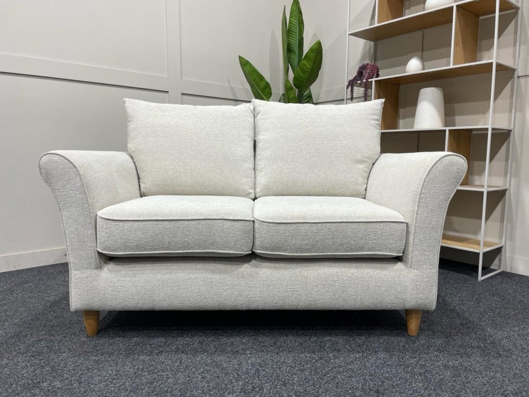 New Charlotte Small 2 Seater Sofa, Chunky Chenille Putty