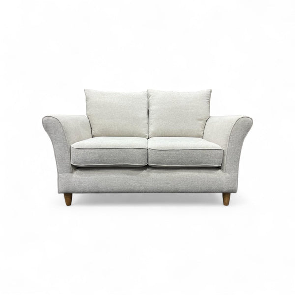 New Charlotte Small 2 Seater Sofa, Chunky Chenille Putty