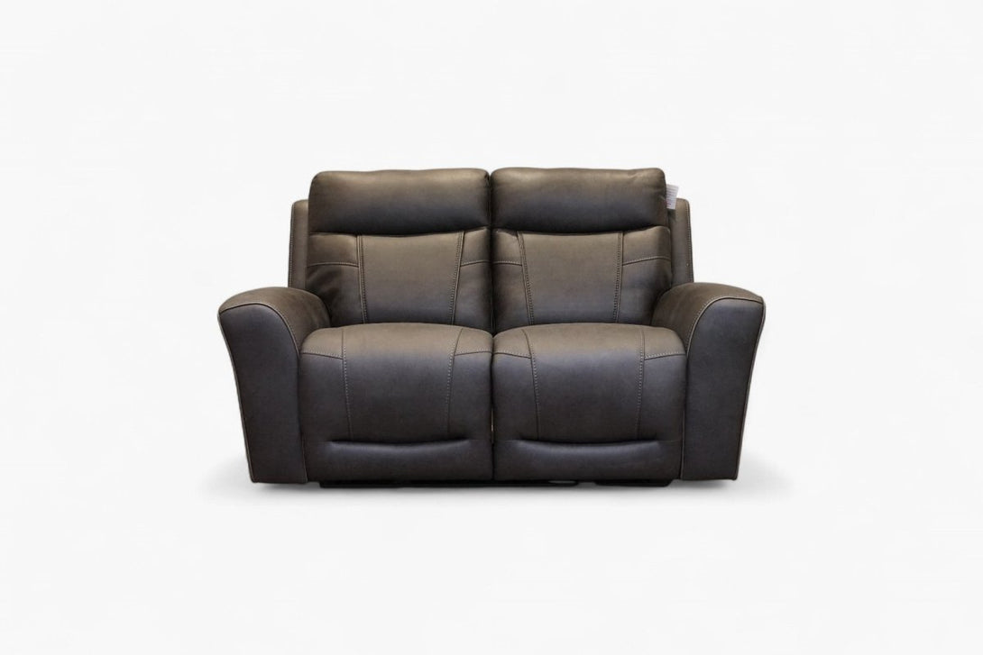 Nikon 2 Seater Electric Reclining Sofa, Charcoal Endurance Fabric
