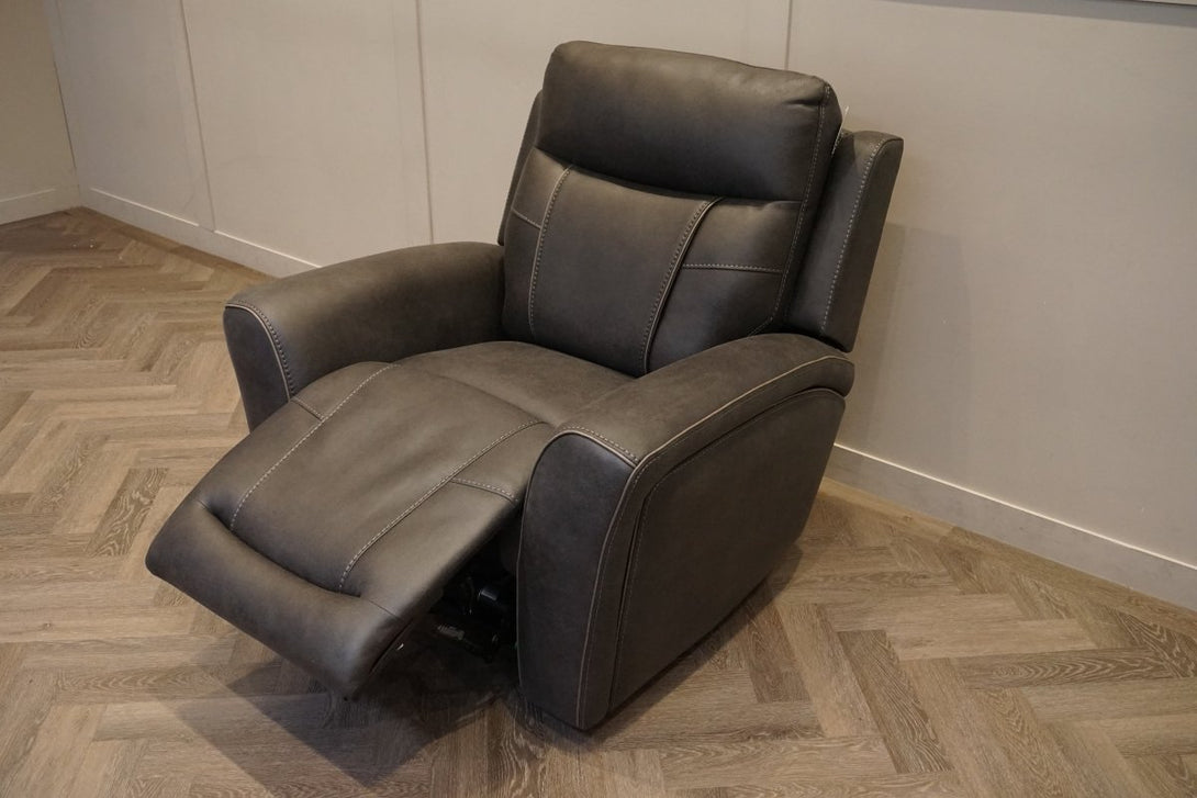 Nikon Electric Reclining Armchair, Charcoal Endurance Fabric