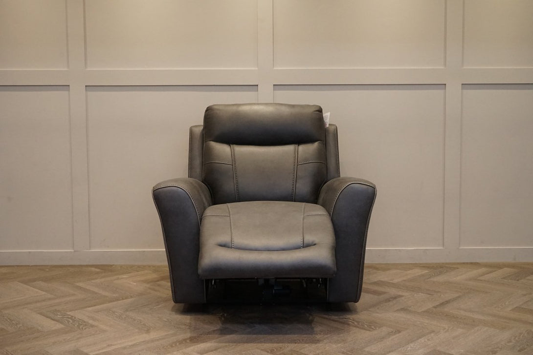 Nikon Electric Reclining Armchair, Charcoal Endurance Fabric
