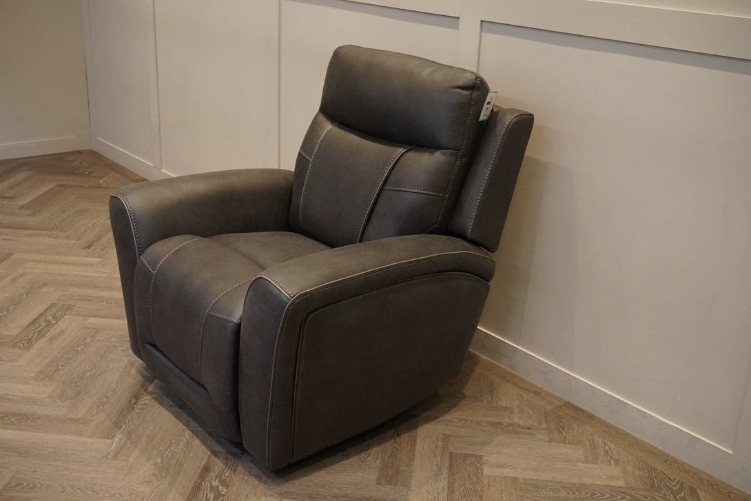 Nikon Electric Reclining Armchair, Charcoal Endurance Fabric