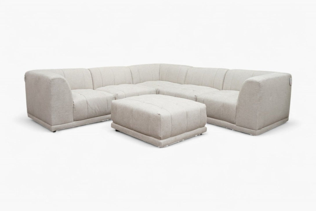 Noble Double Corner Sofa, Sand