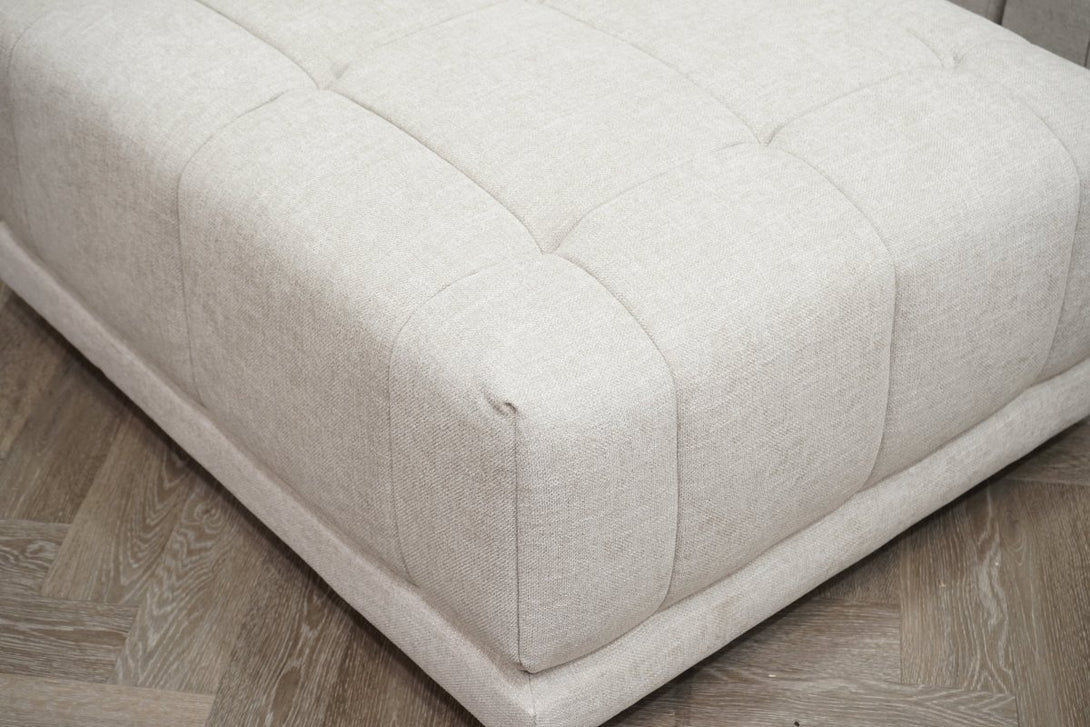 Noble Left/Right Corner Sofa Footstool End, Sand