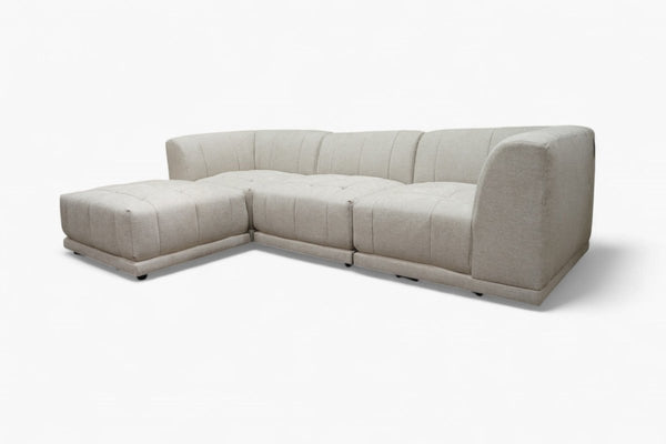 Noble Left/Right Corner Sofa Footstool End, Sand