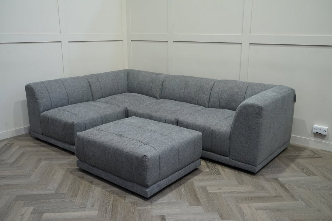 Noble Left/Right Open Ended Corner Sofa, Pewter