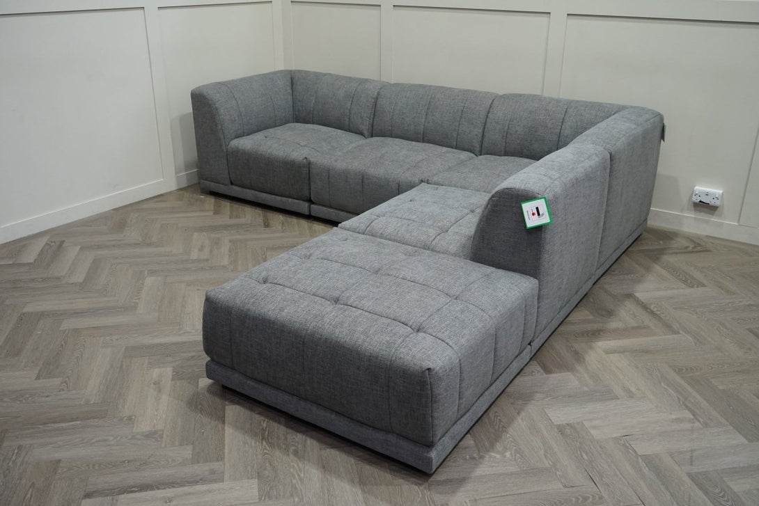 Noble Left/Right Open Ended Corner Sofa, Pewter