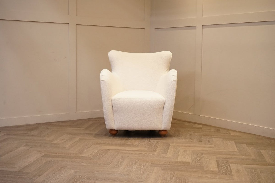 Nook Armchair, Soft Boucle Natural