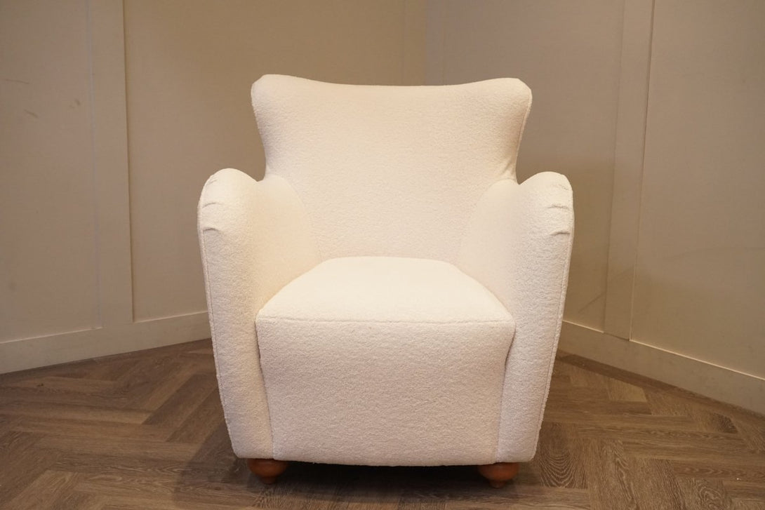 Nook Armchair, Soft Boucle Natural