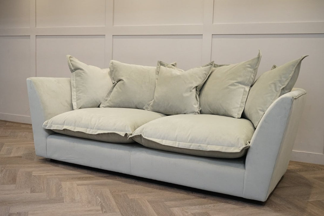 Odyssey Large 3 Seater Sofa, Hydro Velvet Apple