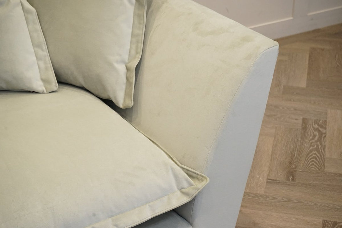 Odyssey Large 3 Seater Sofa, Hydro Velvet Apple