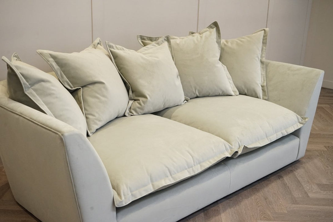 Odyssey Large 3 Seater Sofa, Hydro Velvet Apple