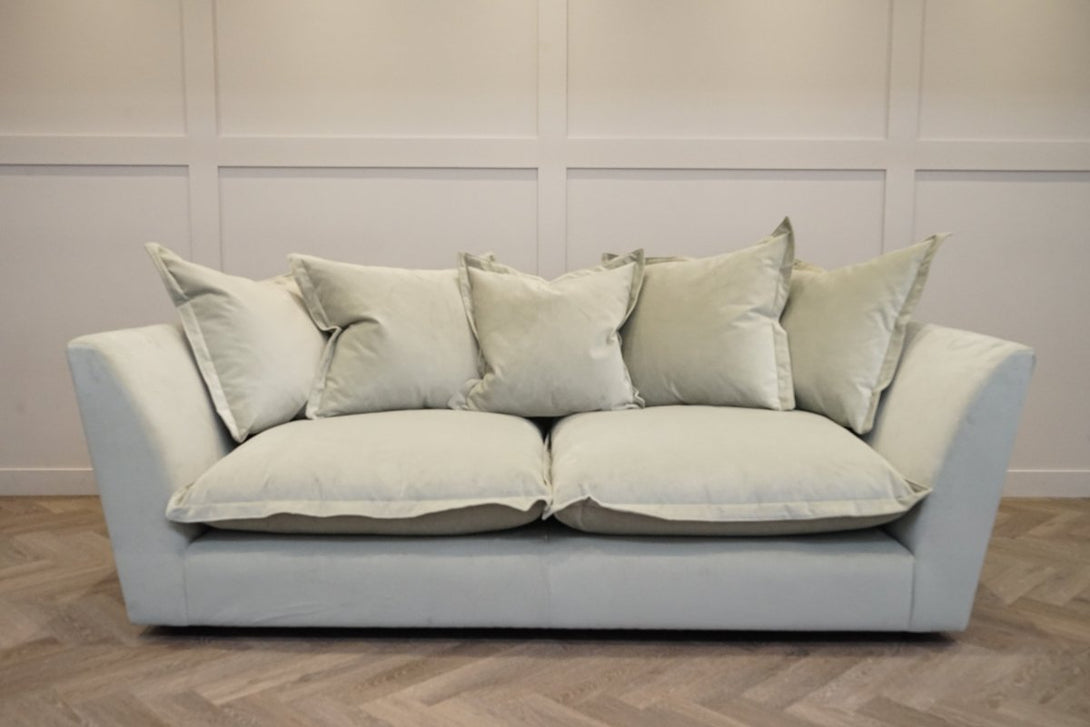 Odyssey Large 3 Seater Sofa, Hydro Velvet Apple