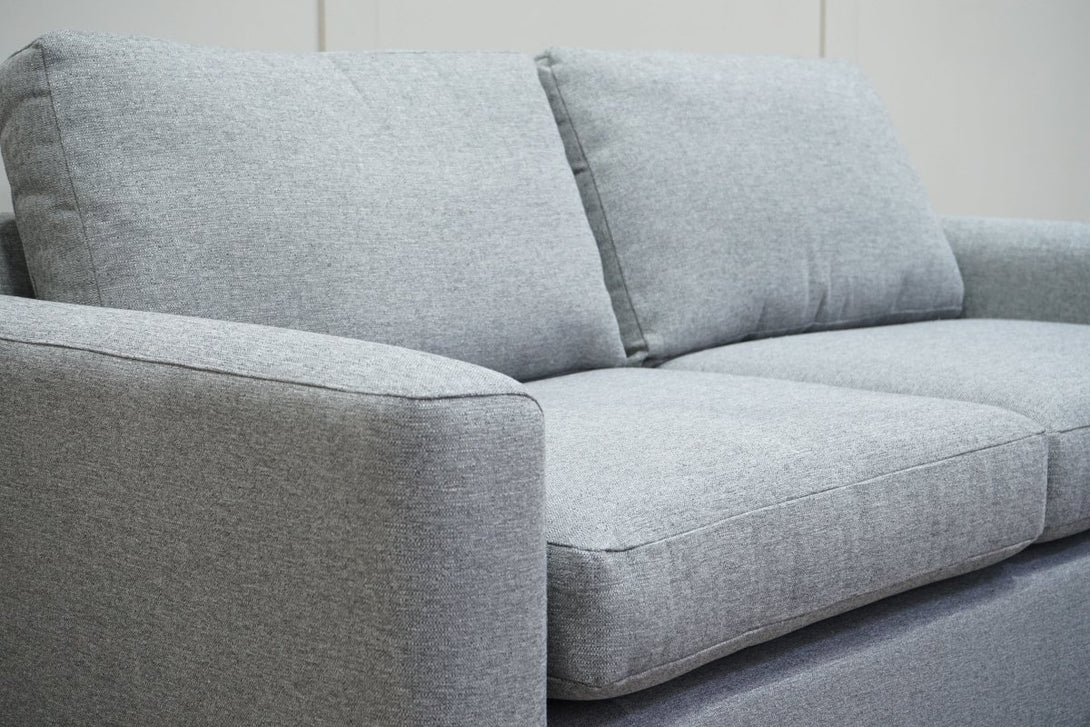 Oliver II Large 3 Seater Sofa, Aquaclean Matilda Steel