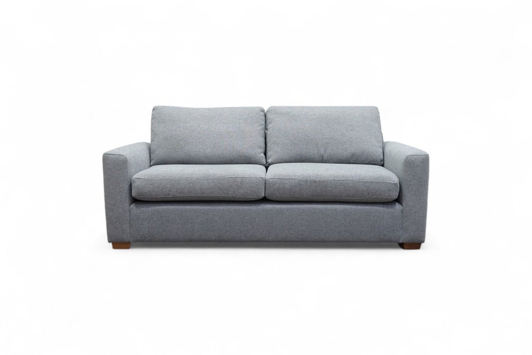 Oliver II Large 3 Seater Sofa, Aquaclean Matilda Steel