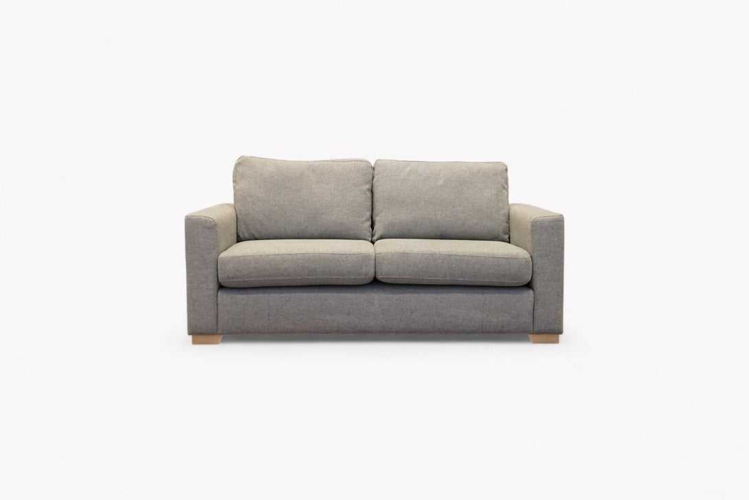 Oliver II Medium 2 Seater Sofa, Aquaclean Matilda Steel
