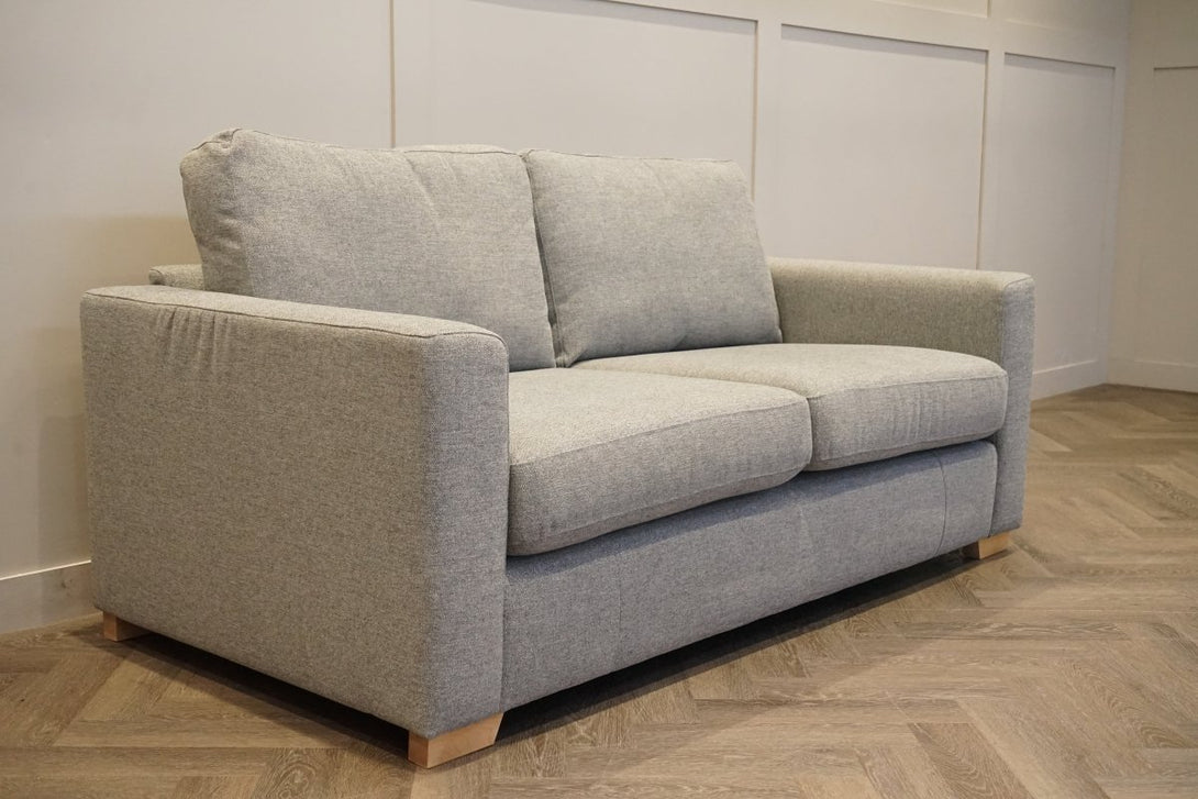 Oliver II Medium 2 Seater Sofa, Aquaclean Matilda Steel