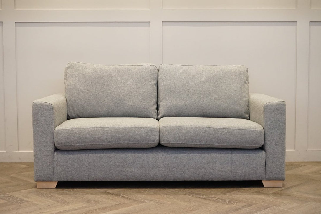 Oliver II Medium 2 Seater Sofa, Aquaclean Matilda Steel