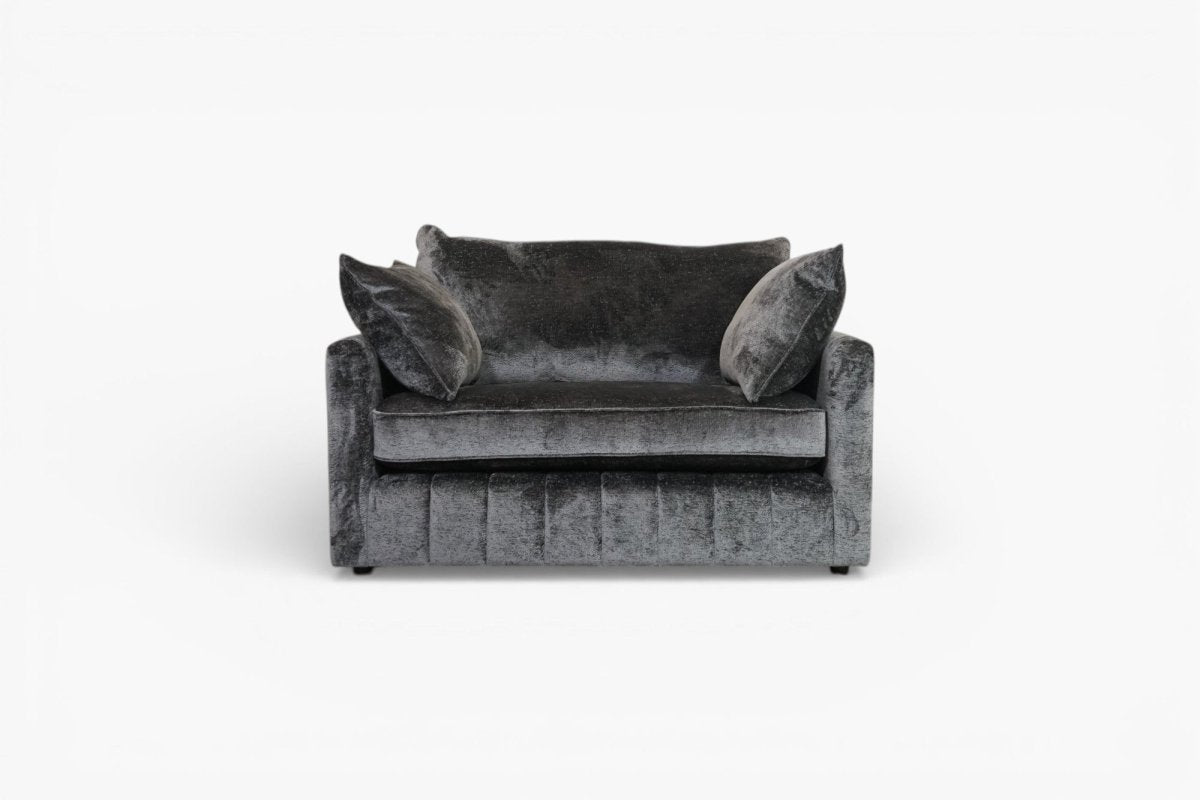 Olivier Cuddler Armchair, Lustre Charcoal