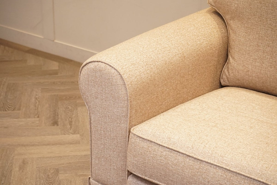 Padstow II Large 3 Seater Sofa, Speckled Weave Beige