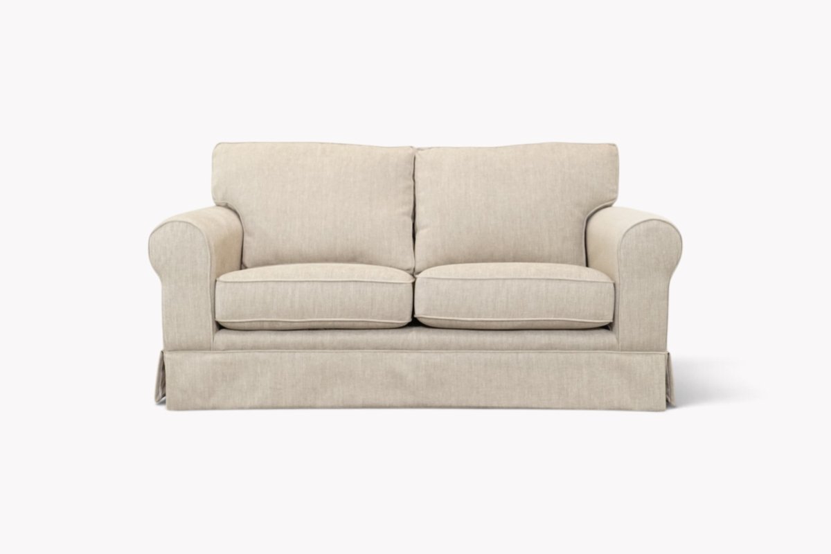 Padstow II Medium 2 Seater Sofa, Easy Clean Chenille Natural