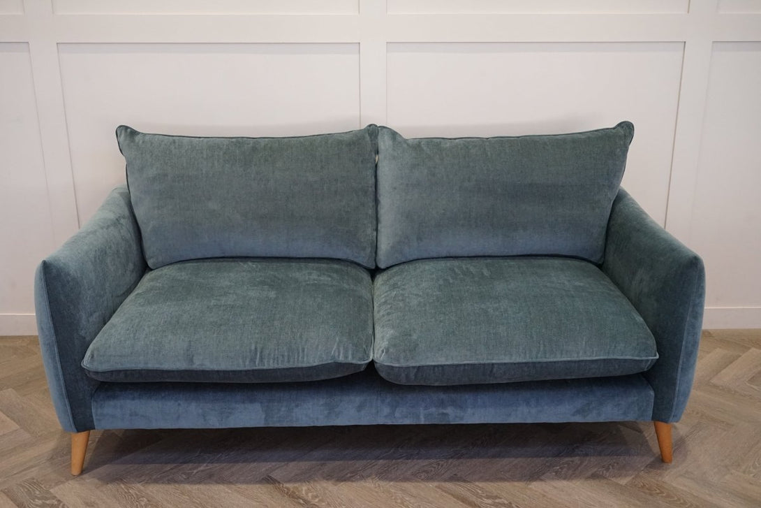 Paloma Medium 2 Seater Sofa, Luxe Atlantic